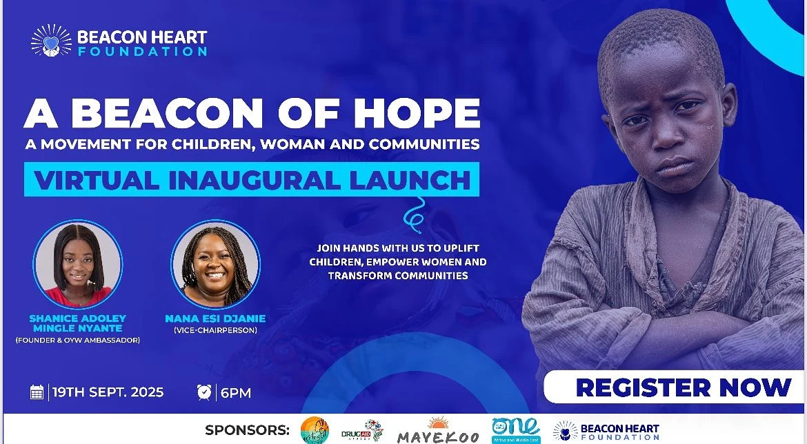 Beacon Heart Foundation virtual inaugural launch poster